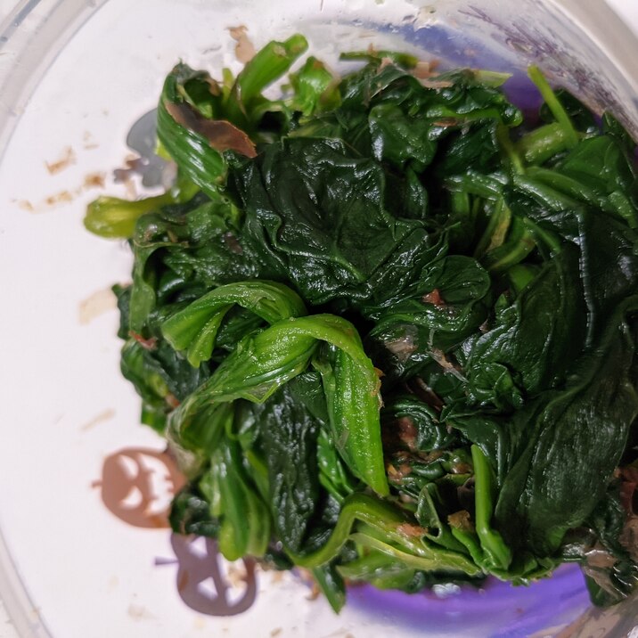 【男の宅飯】めんつゆで簡単 ほうれん草のお浸し